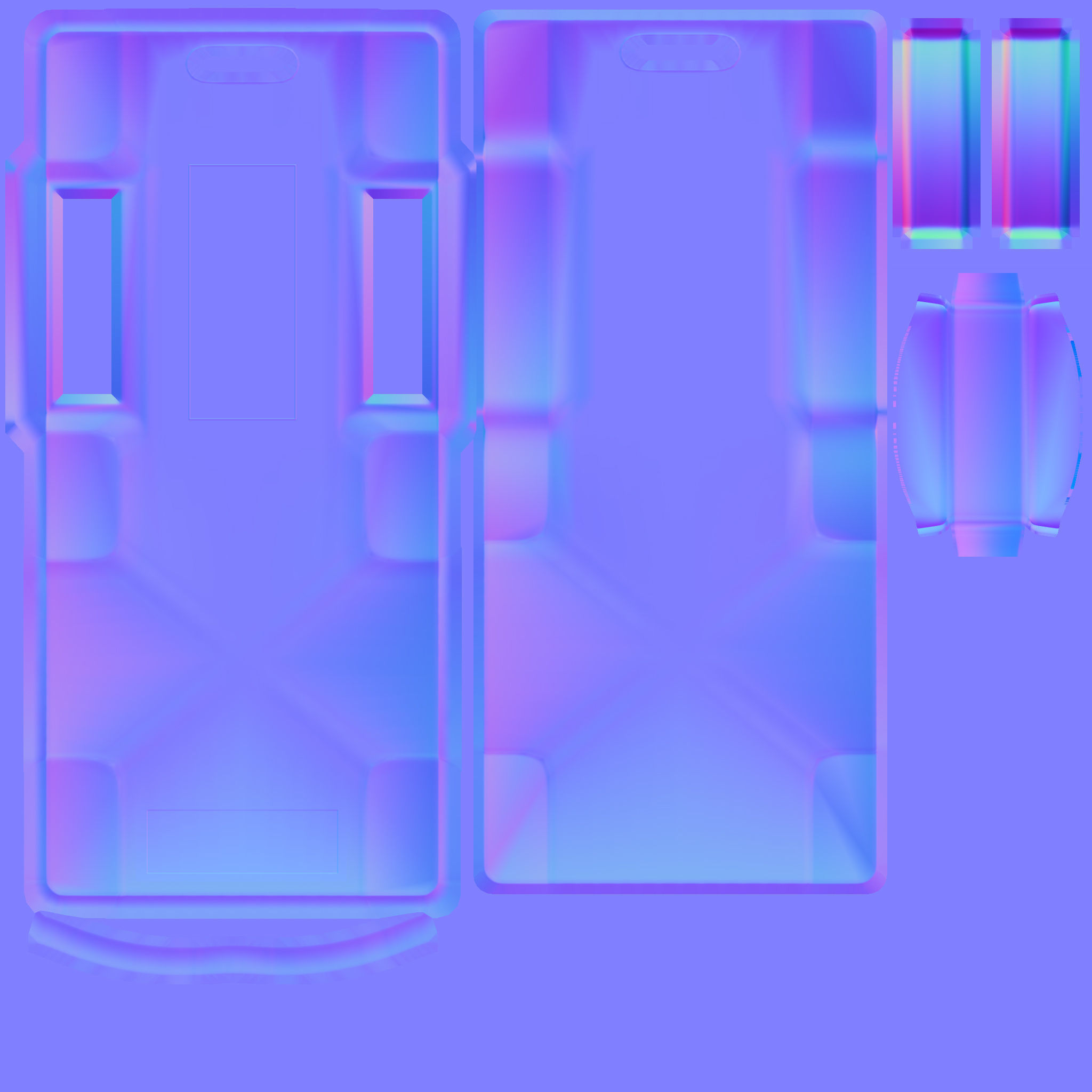 Car Creeper Low-poly 3D model_9