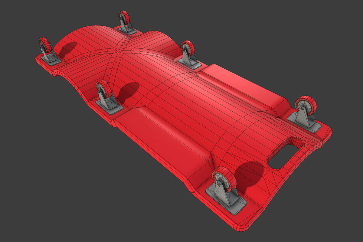 Car Creeper Low-poly 3D model_5