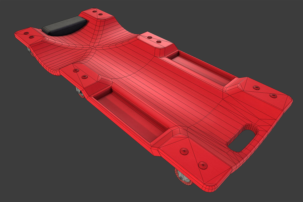 Car Creeper Low-poly 3D model_3