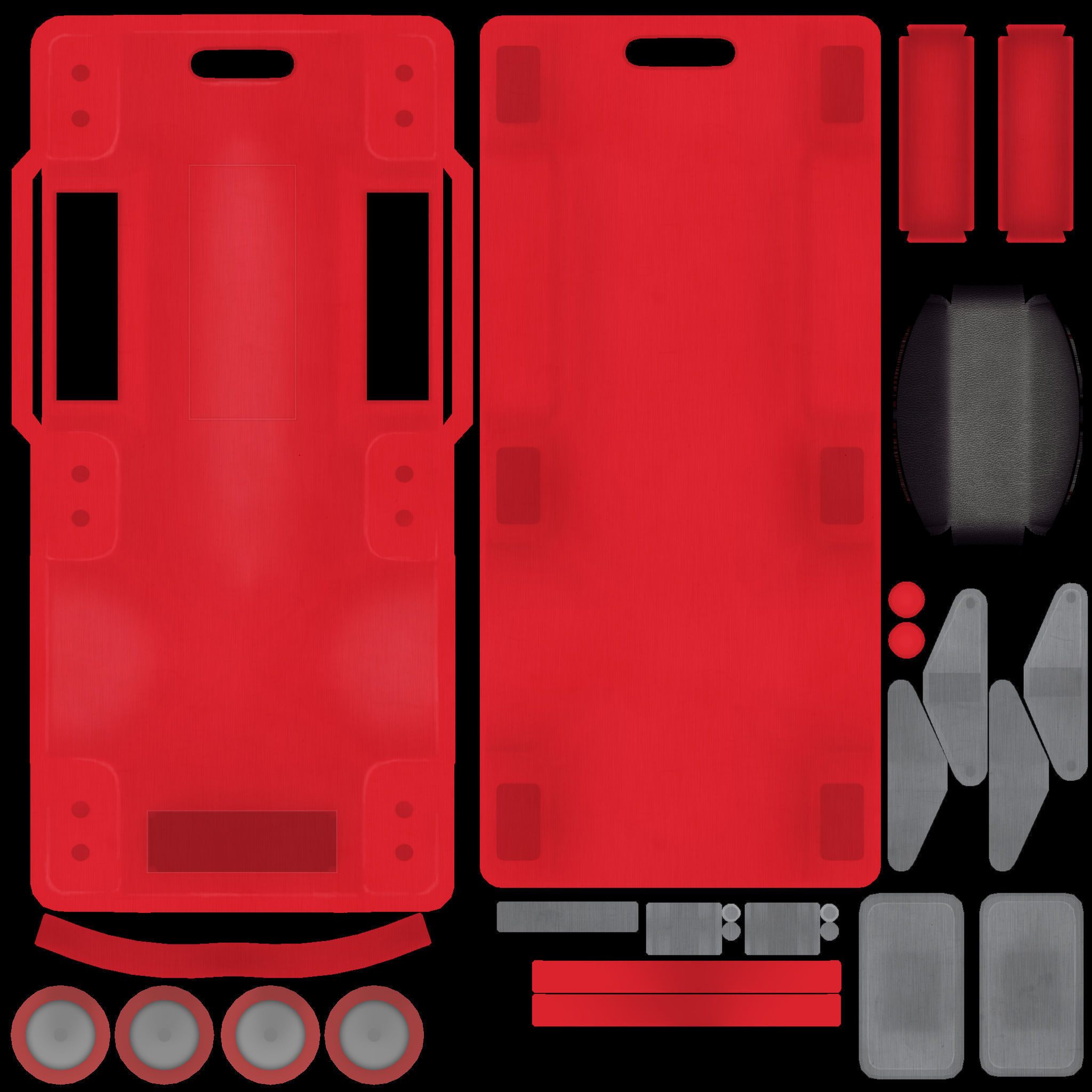 Car Creeper Low-poly 3D model_7