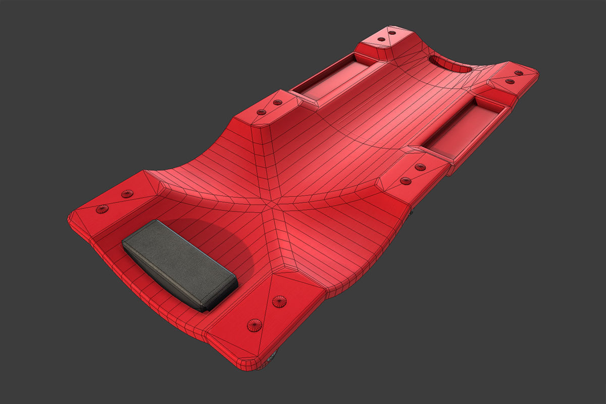 Car Creeper Low-poly 3D model_1