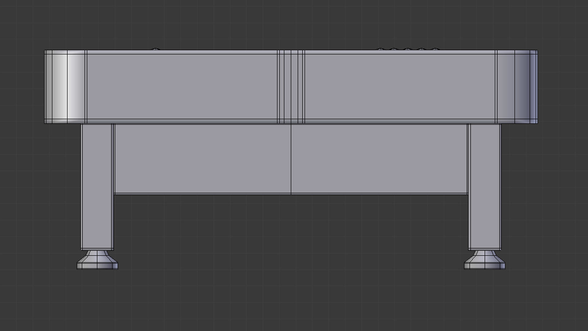 Pool Table - Game Ready Low-poly 3D model_10