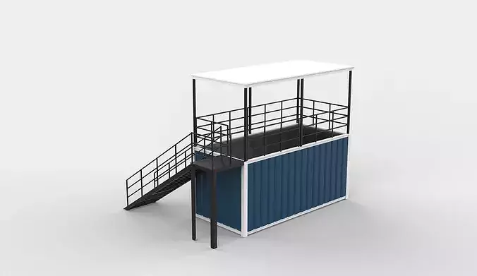 Mild Steel Shop 3D model 4