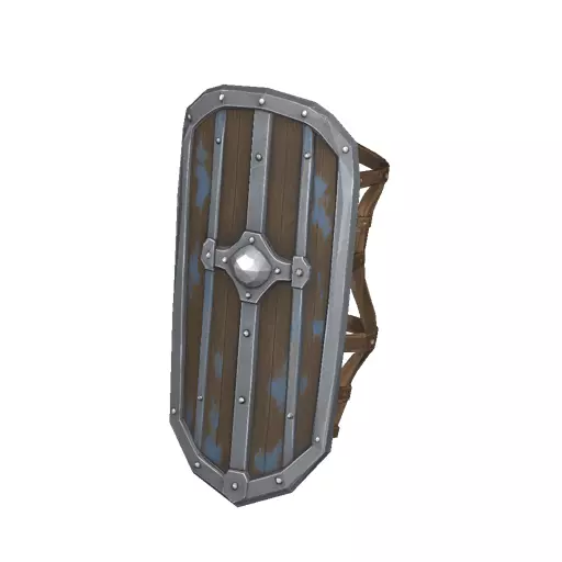 Tower Shield Low Poly PBR Game Asset Low-poly 3D model