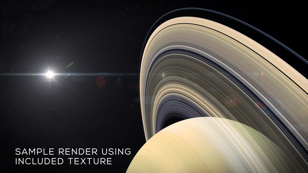 Ultra-High Definition Saturns Rings Texture 3D model_5
