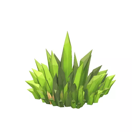 Grass Patch Low Poly PBR Game Asset Low-poly 3D model