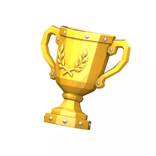 Victory Trophy Cup Low Poly PBR Game Asset Low-poly 3D model