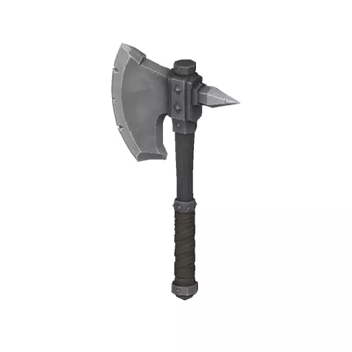 Heavy Execution Axe Low Poly PBR Game Asset Low-poly 3D model