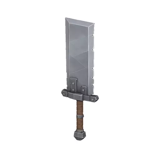 Heavy Executioner Sword Low Poly PBR Game Asset Low-poly 3D model