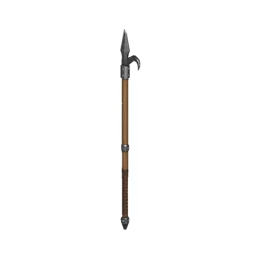 Hooked Pike Low Poly PBR Game Asset Low-poly 3D model