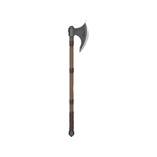 Long Handled Dane Axe Low Poly PBR Game Asset Low-poly 3D model