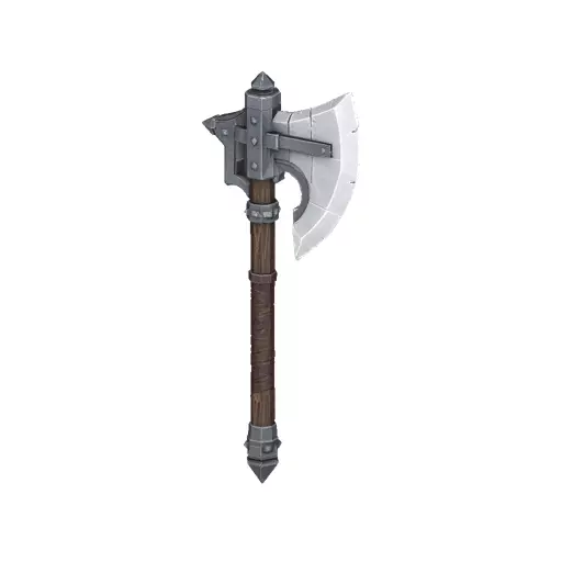 Bridgehead Battle Axe Low Poly PBR Game Asset Low-poly 3D model