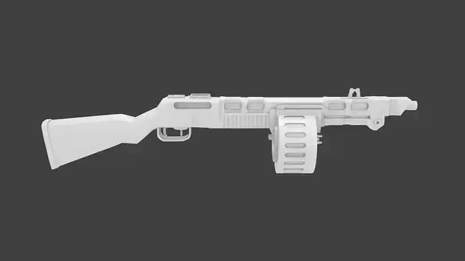 3D modified Tommy Gun