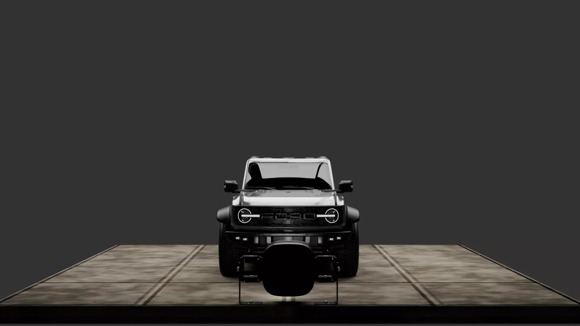 Modern Off-Road SUV Custom 3D model