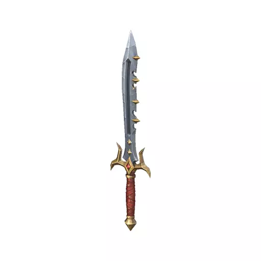 Thorn Parrying Blade Low Poly PBR Game Asset Low-poly 3D model