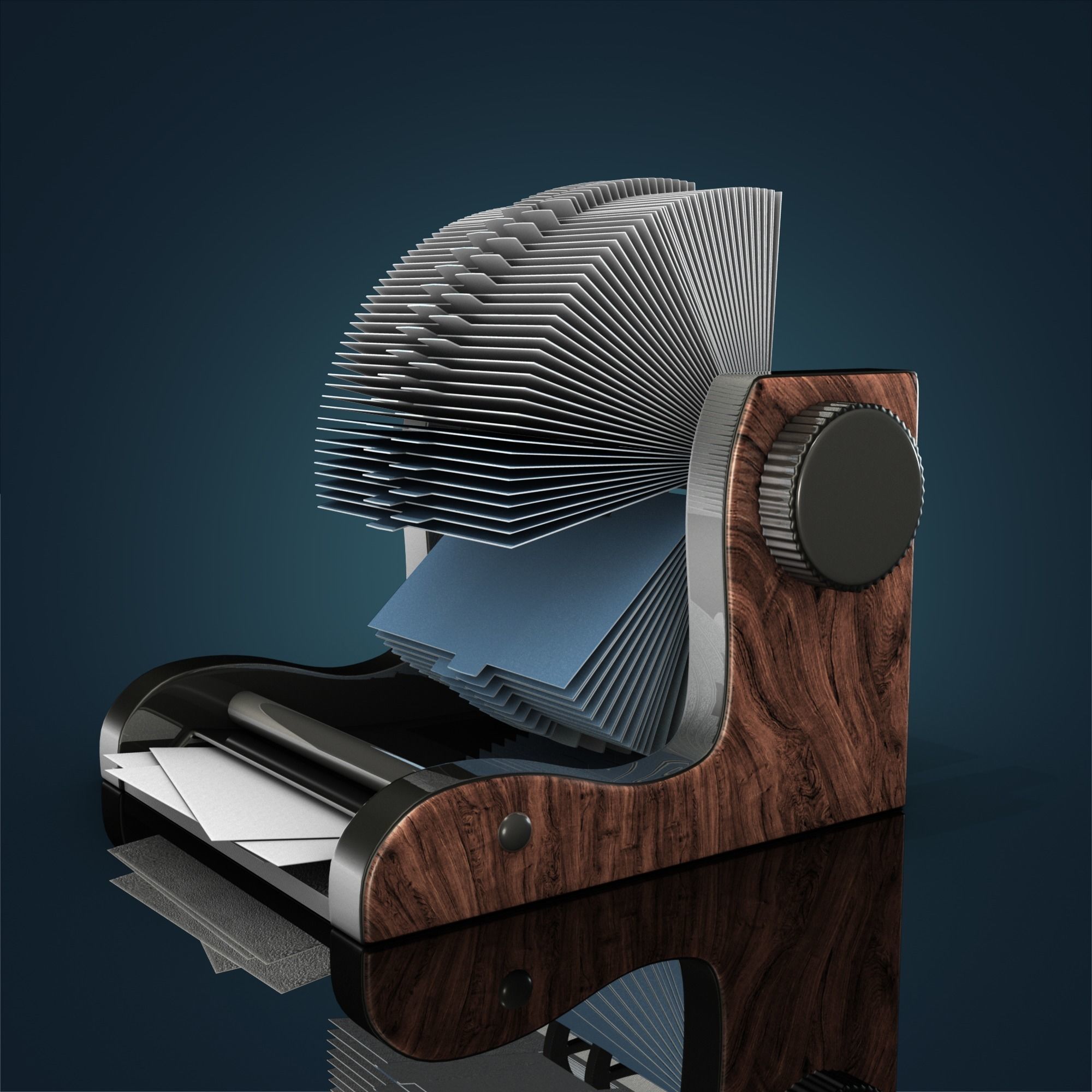 Rolodex paper shredder 3D model