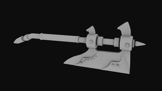 3D custom Axe