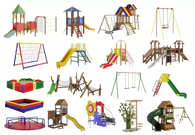 Playground 3D Collection 3D model