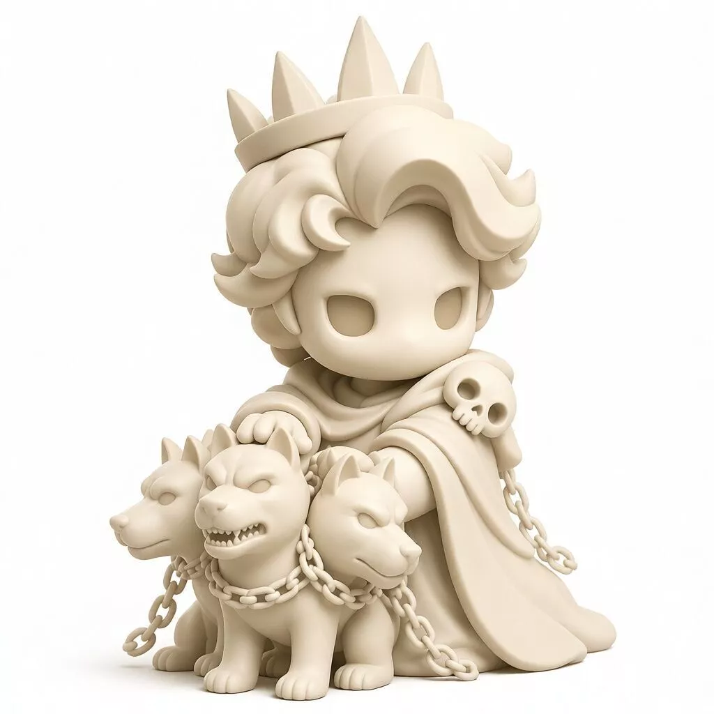 Chibi God of the Underworld Hades 3D print model