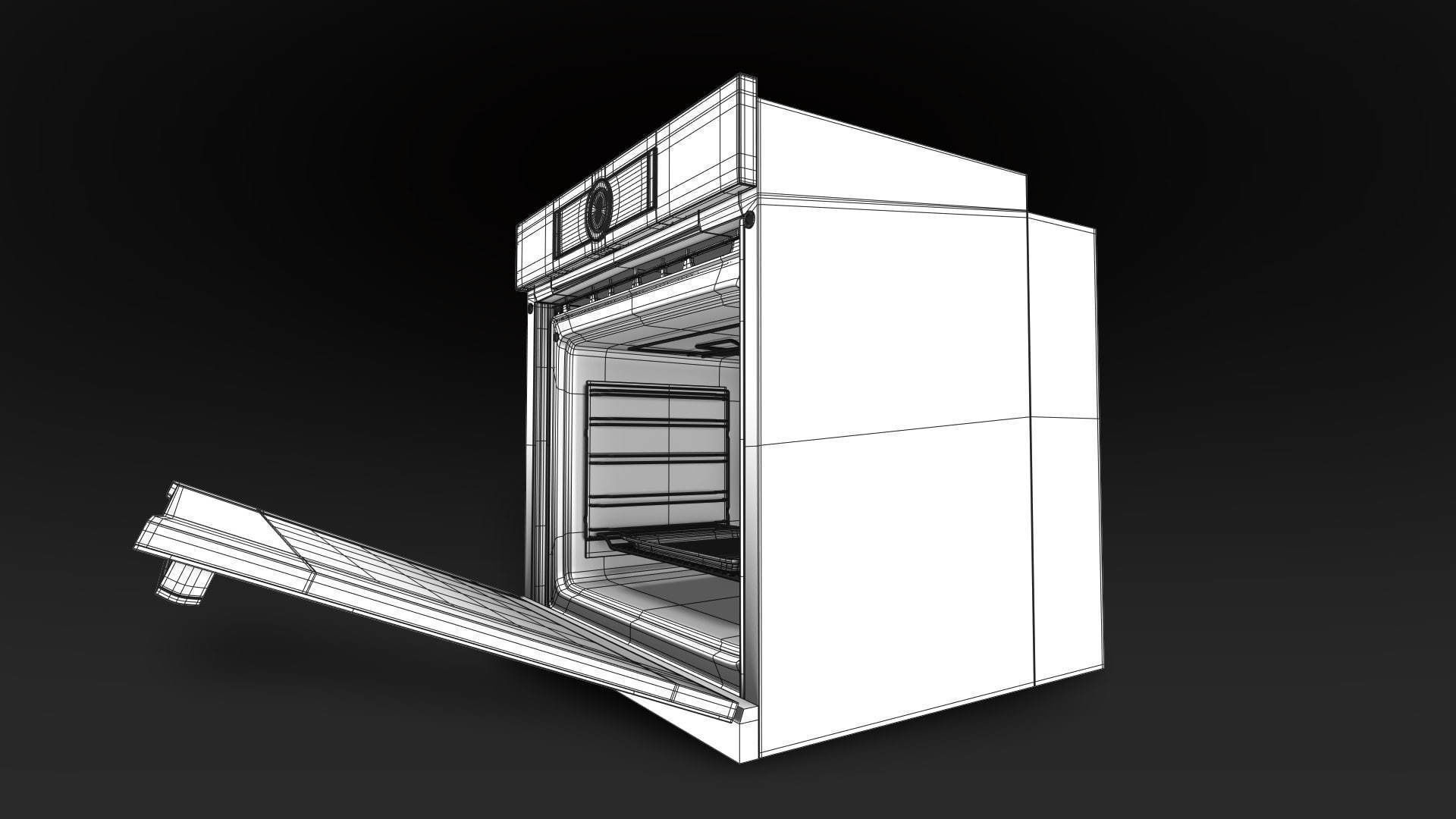 Bosch Oven 3D model_11