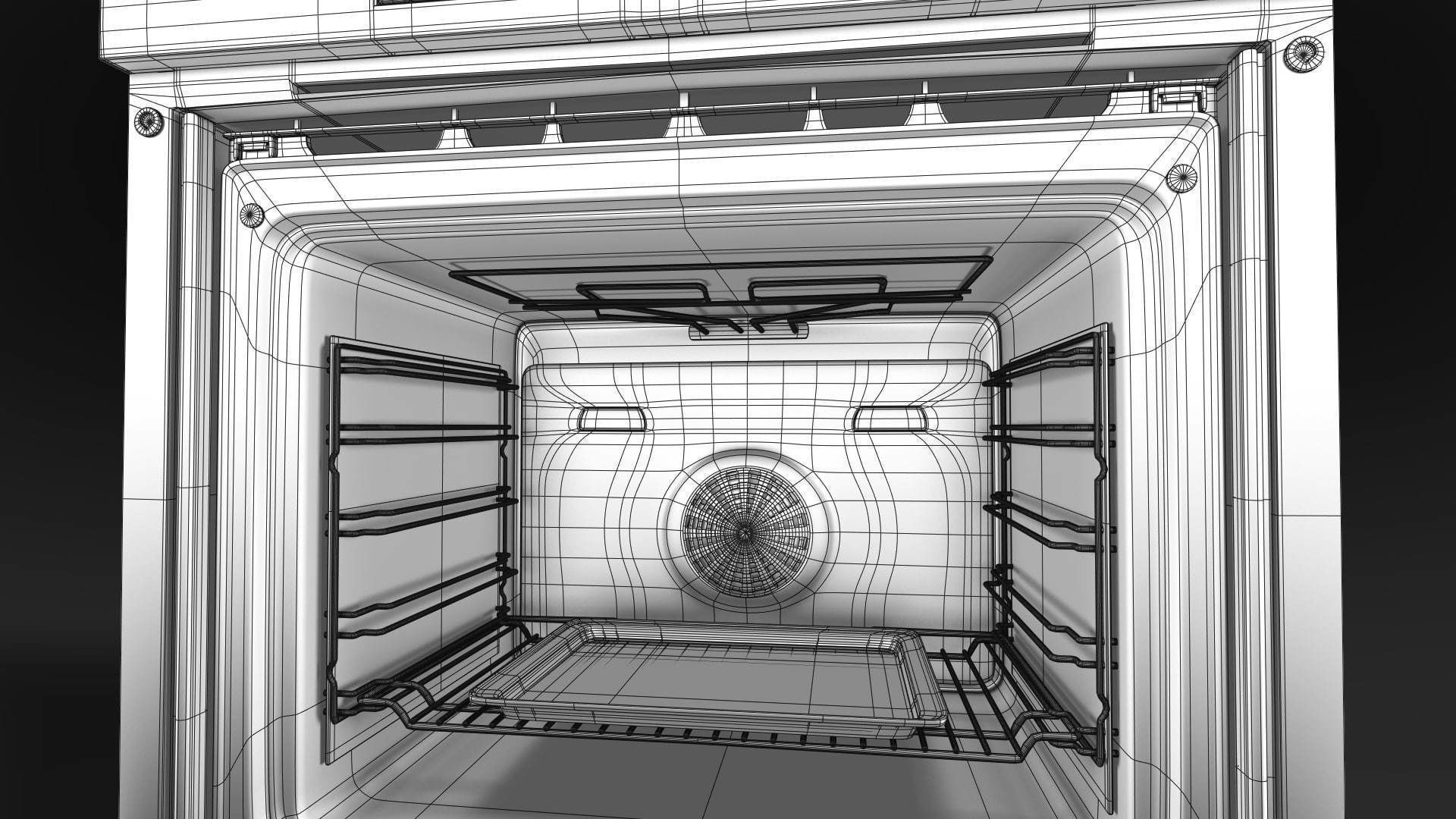 Bosch Oven 3D model_10