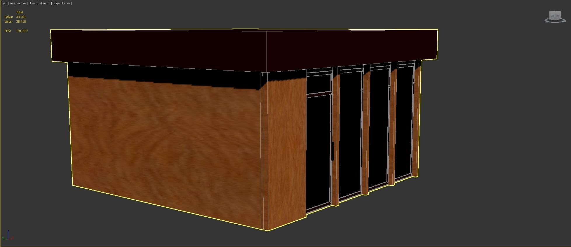 Mini mart Shopping pavillion 3D model_11