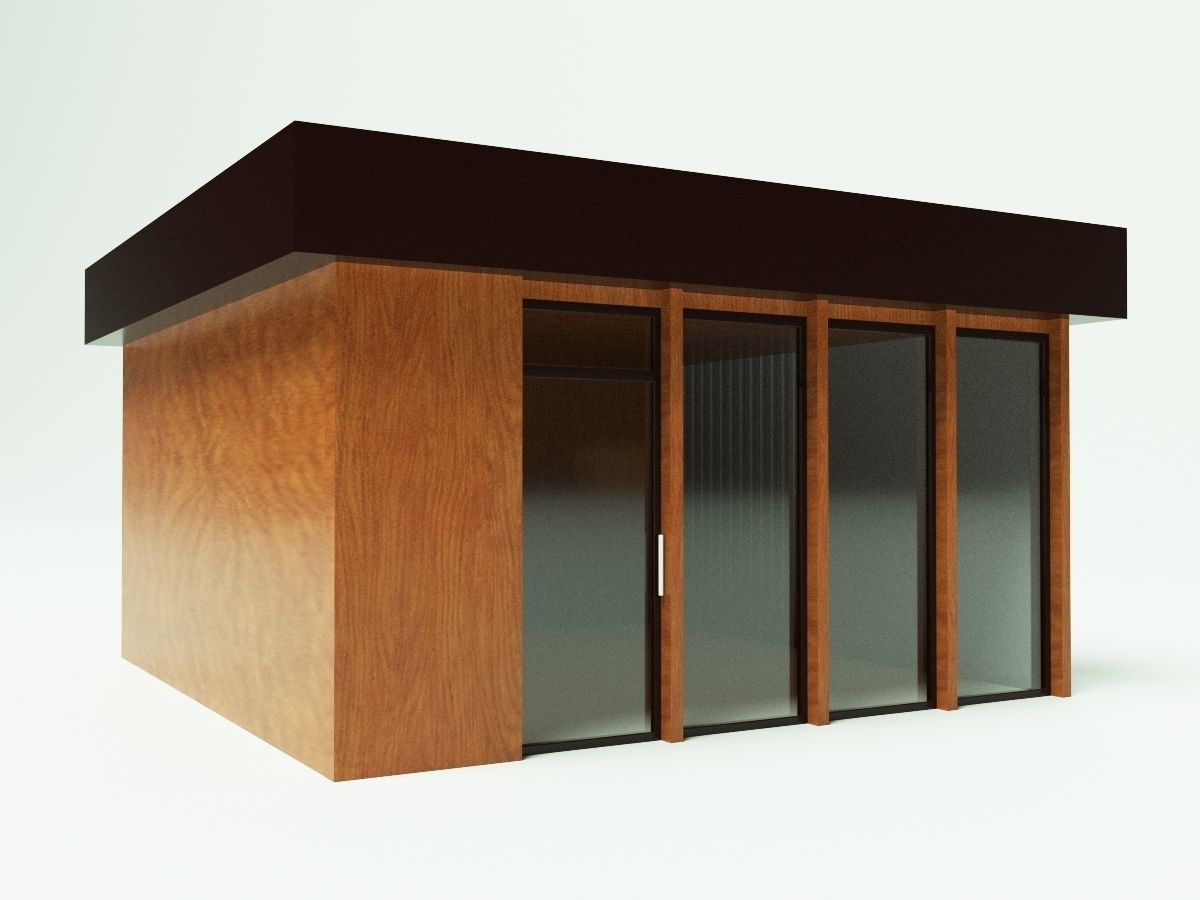 Mini mart Shopping pavillion 3D model_3