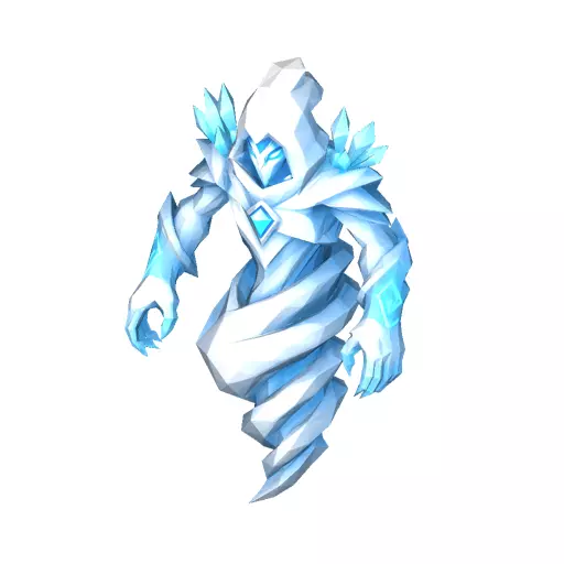 Blizzard Spirit Low Poly PBR Game Asset Low-poly 3D model
