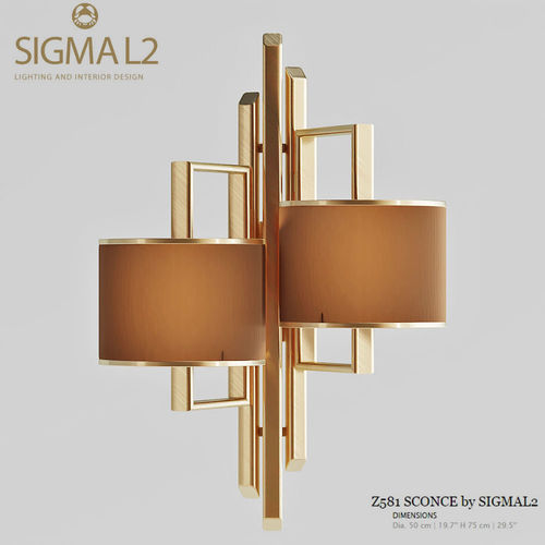 Model Sigma L2 Z581 Sconce Cgtrader Model Sigma L2 Z581 Sconce Cgtrader