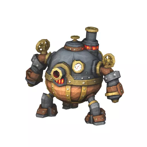 Boiler Spitter Low Poly PBR Game Asset Low-poly 3D model