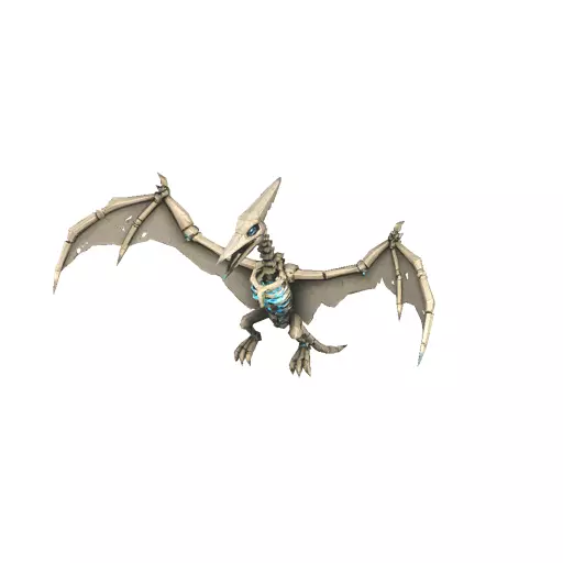 Bone Pteranodon Low Poly PBR Game Asset Low-poly 3D model