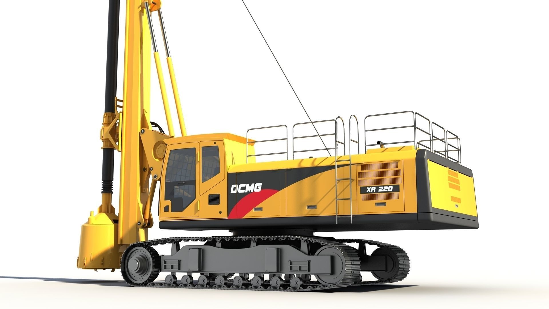 Rotary Drilling Rig 3D model_1