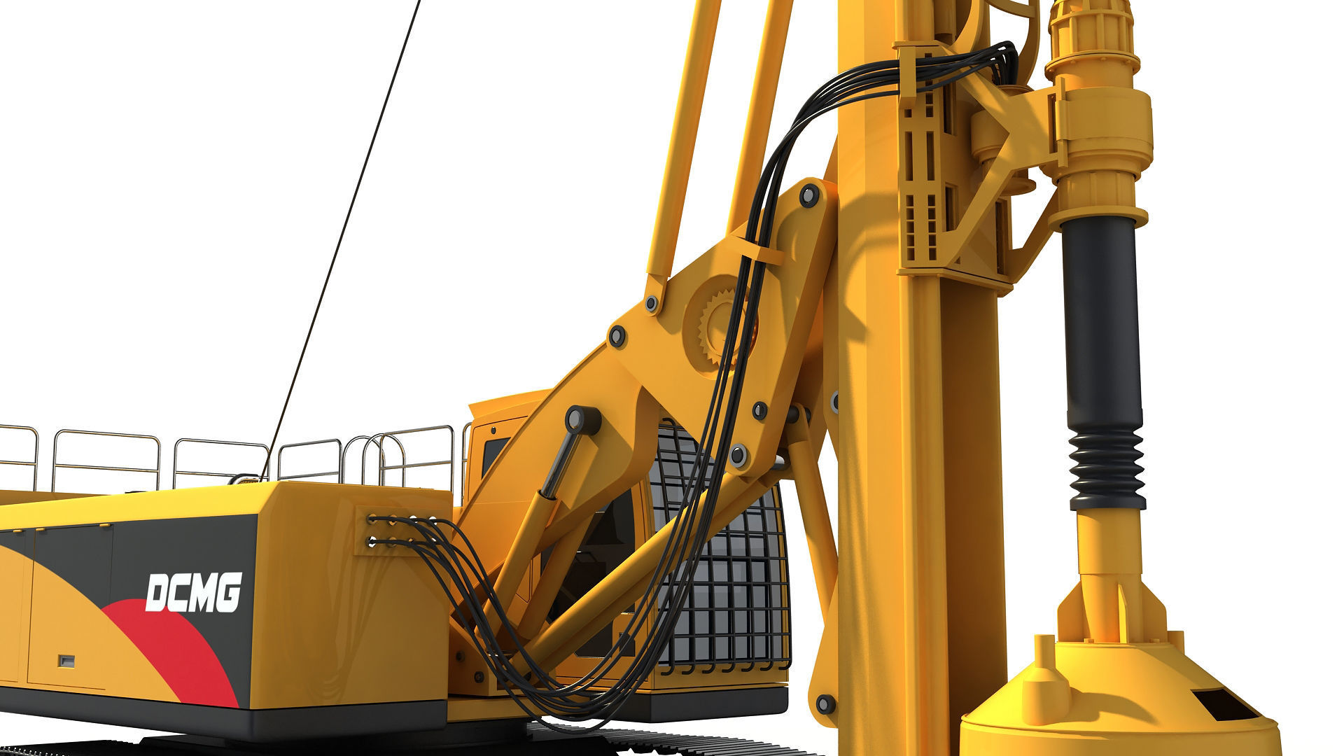 Rotary Drilling Rig 3D model_9