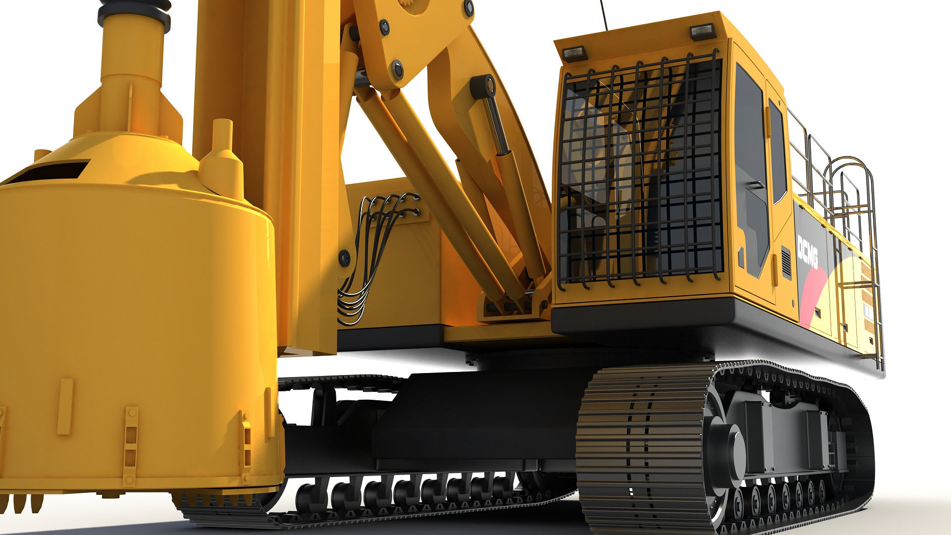 Rotary Drilling Rig 3D model_8