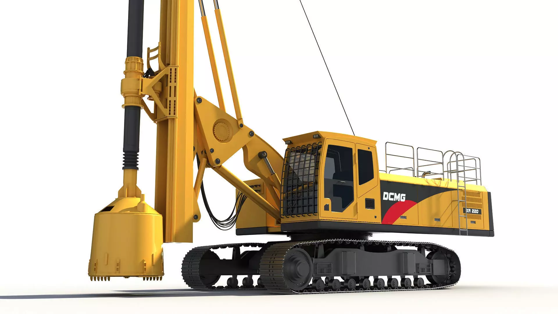 Rotary Drilling Rig 3D model_0
