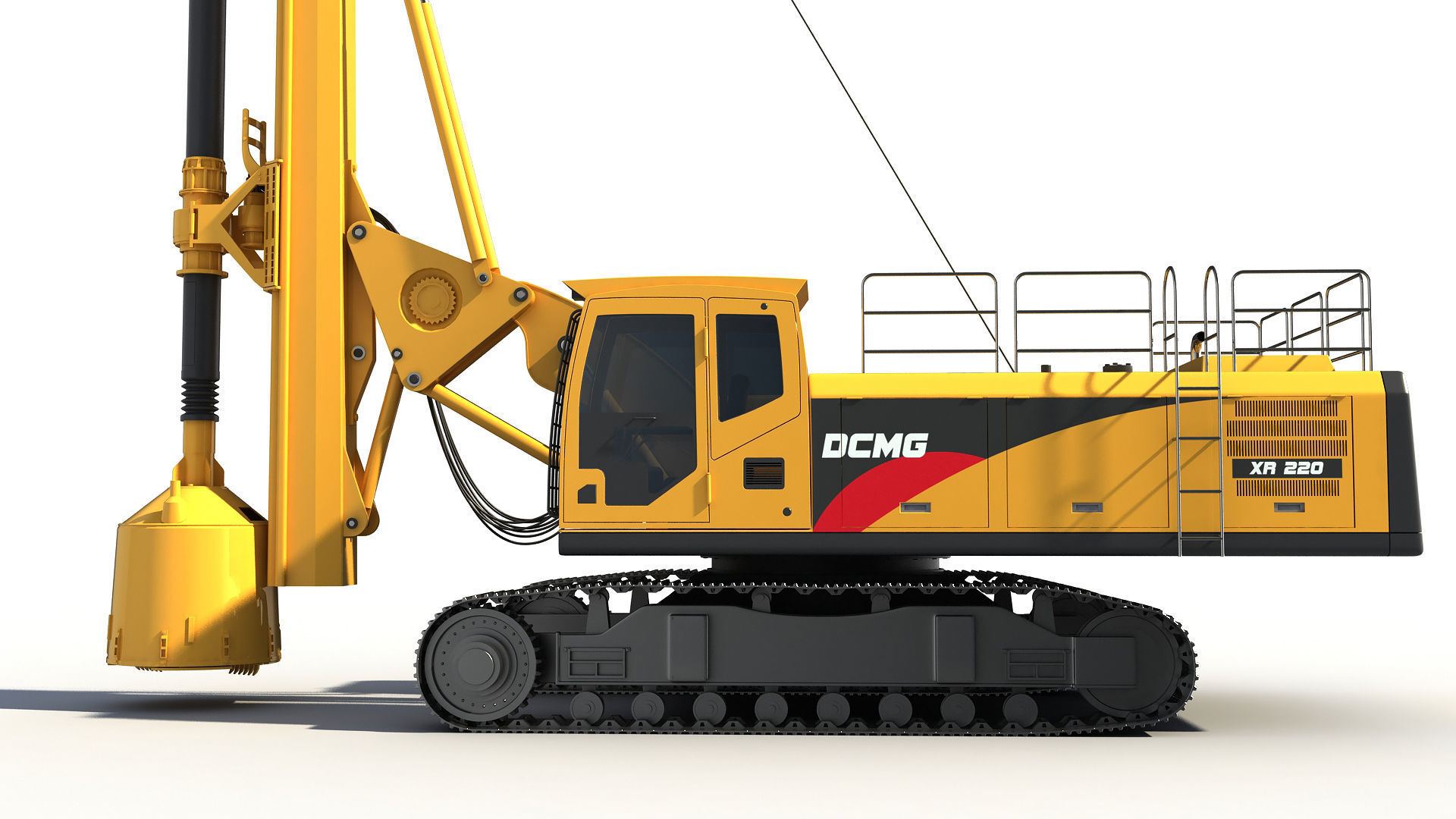 Rotary Drilling Rig 3D model_3