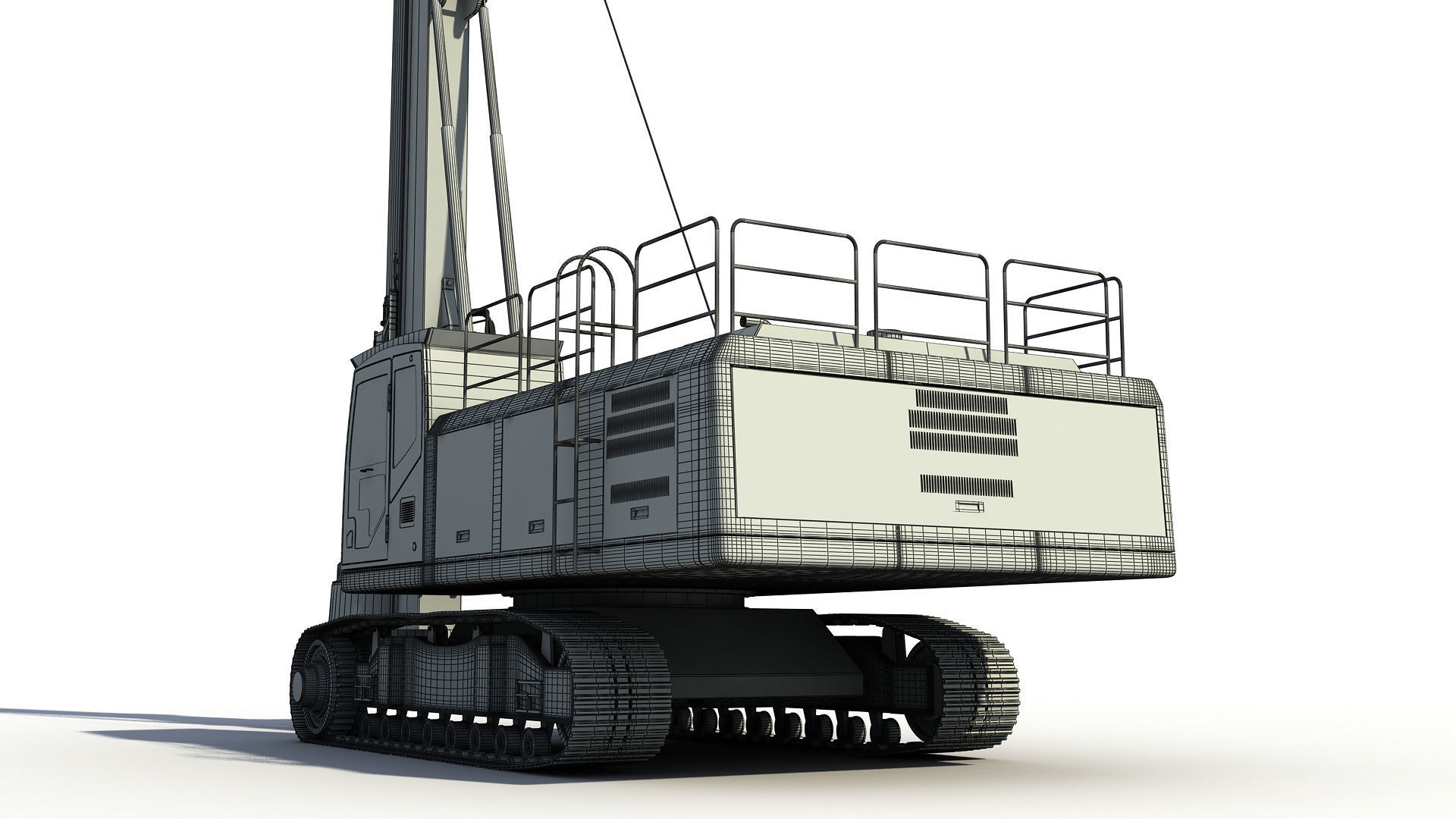 Rotary Drilling Rig 3D model_11