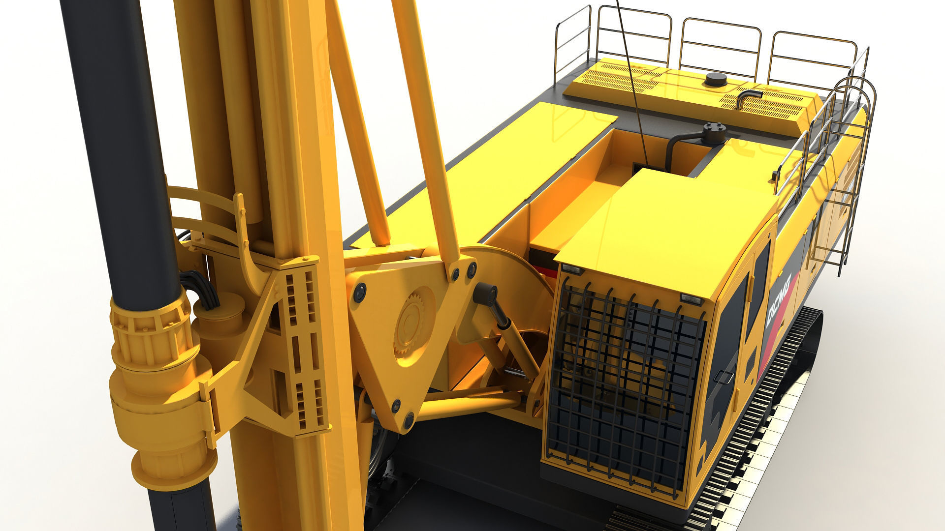 Rotary Drilling Rig 3D model_5