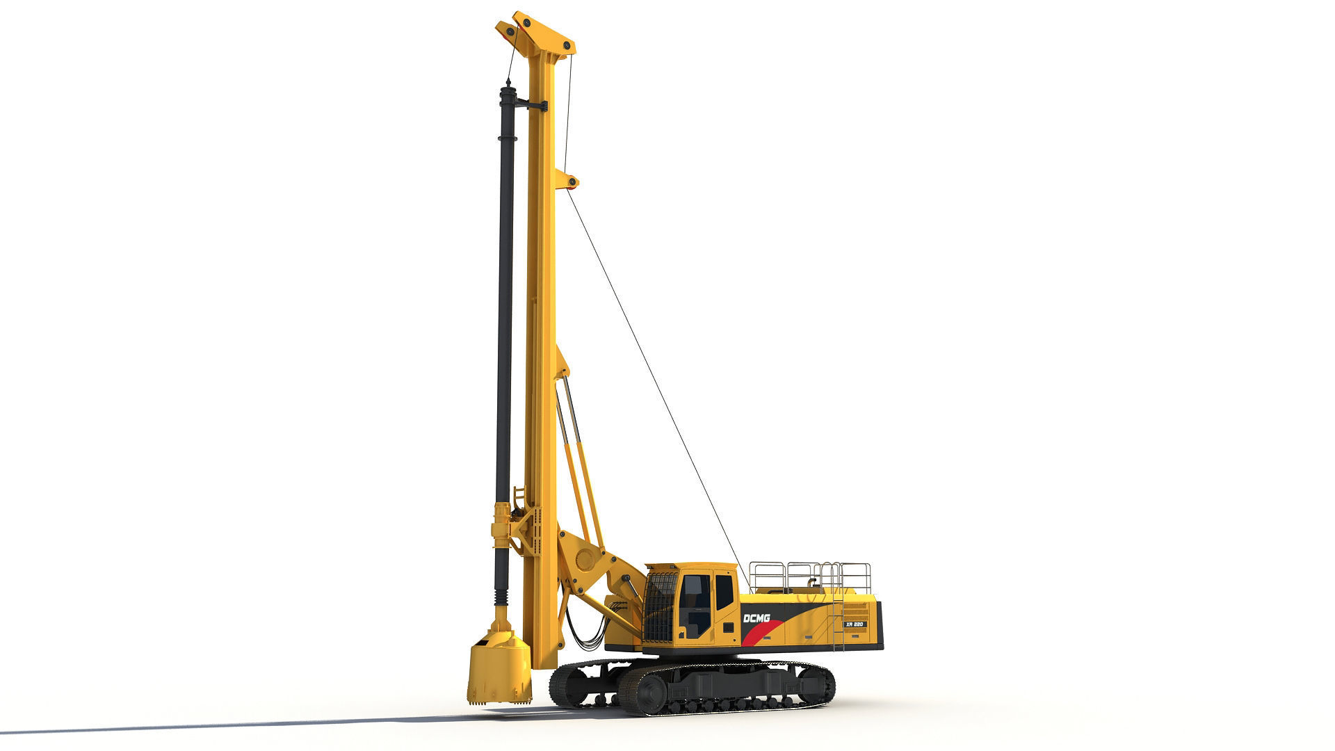 Rotary Drilling Rig 3D model_2