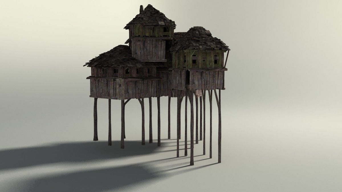 Shacks part 2 3D model_44