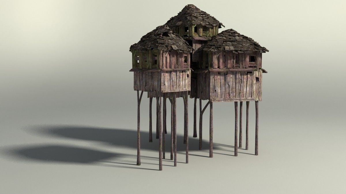 Shacks part 2 3D model_48