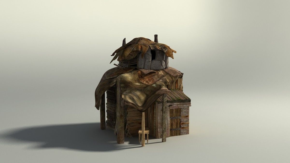 Shacks part 2 3D model_29