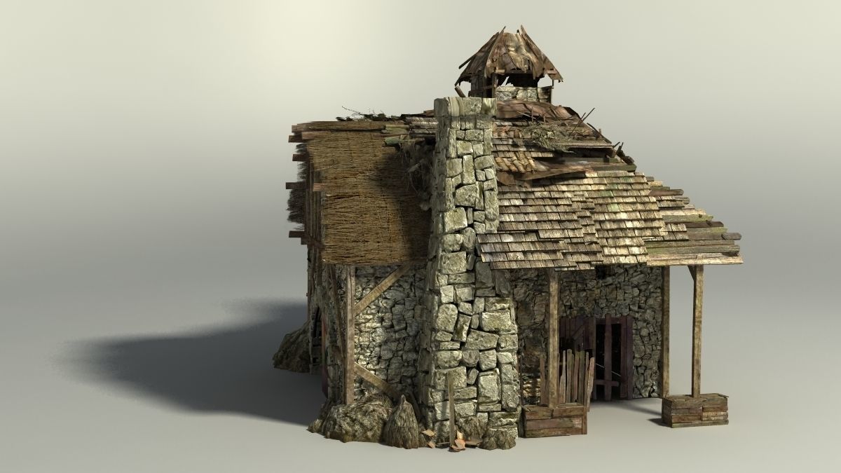 Shacks part 2 3D model_54