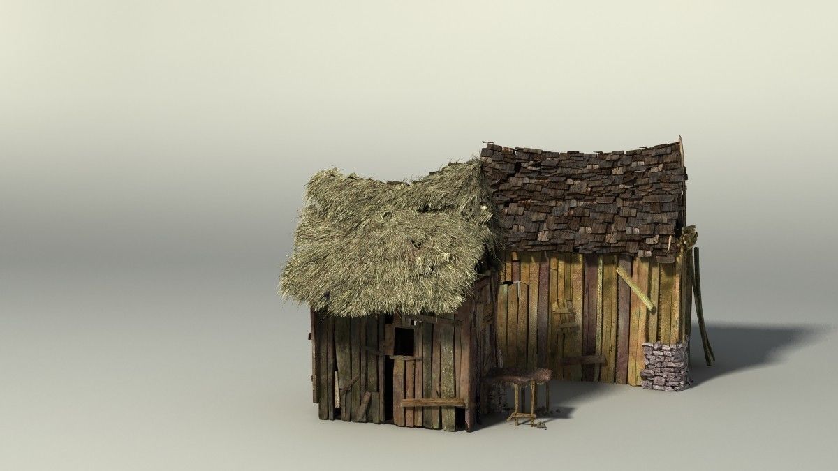 Shacks part 2 3D model_17