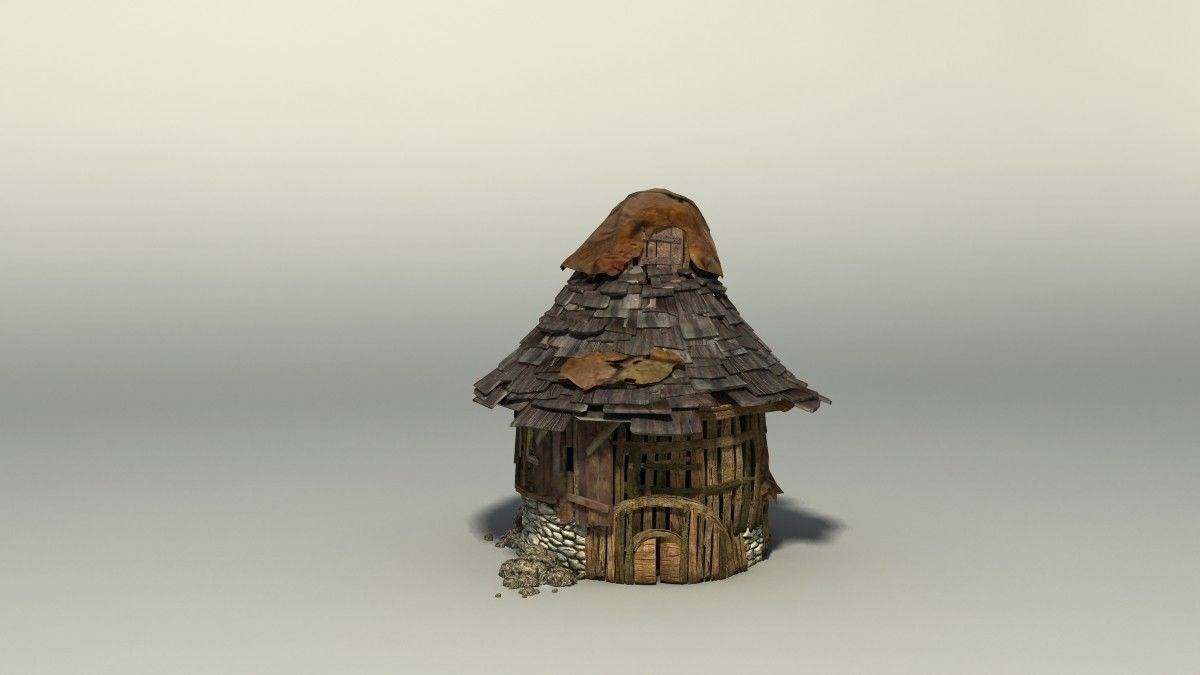 Shacks part 2 3D model_9