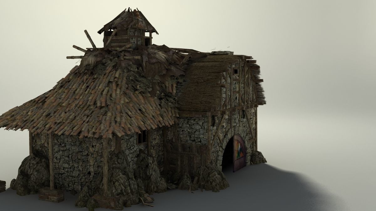 Shacks part 2 3D model_69