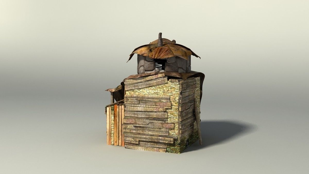 Shacks part 2 3D model_33