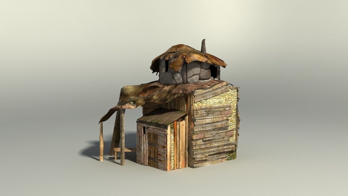 Shacks part 2 3D model_34