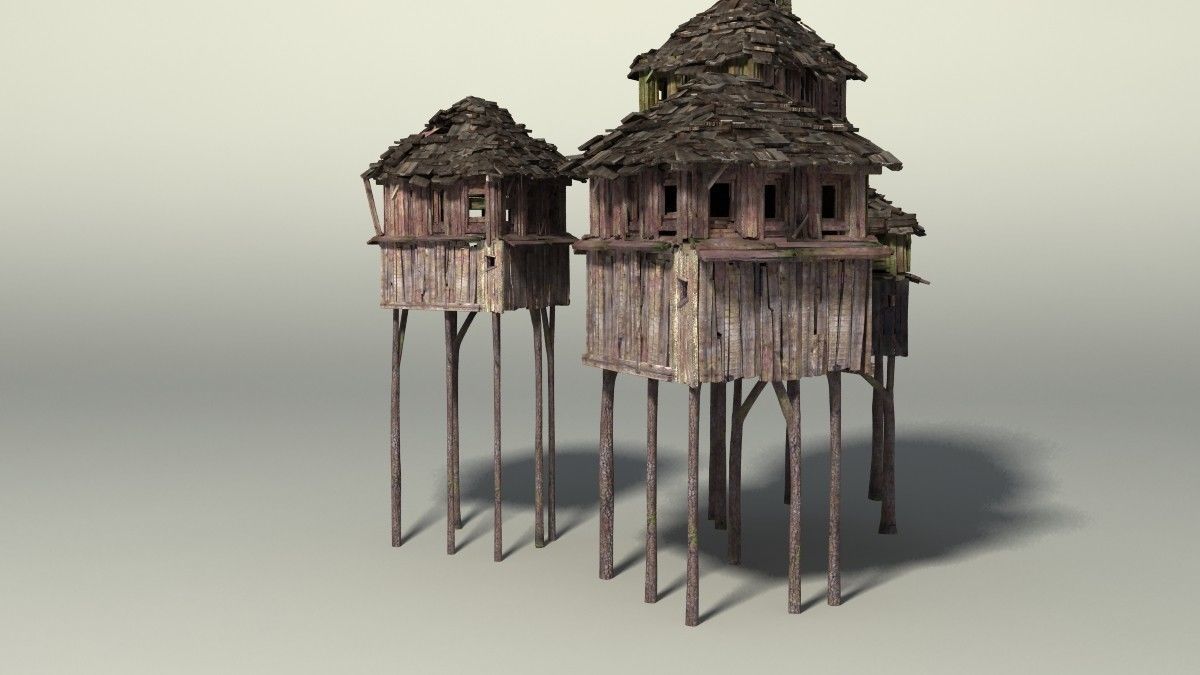 Shacks part 2 3D model_46