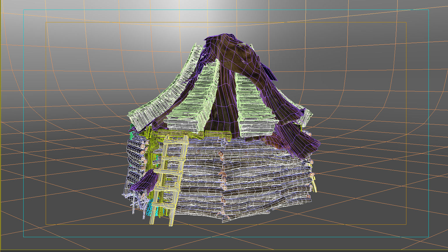Shacks part 2 3D model_2